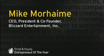 Mike Morhaime榮膺安永年度企業(yè)家獎 暴雪背后的傳奇領(lǐng)袖